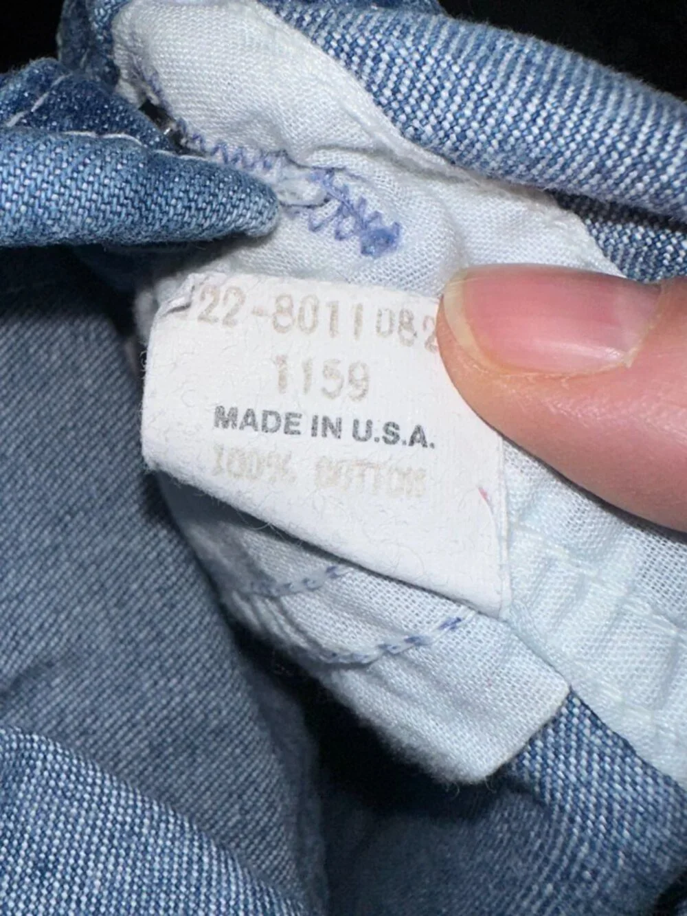 VTG OshKosh Bgosh Vestbak Denim Baby Overalls Size 6 9 Months Made USA Cotton